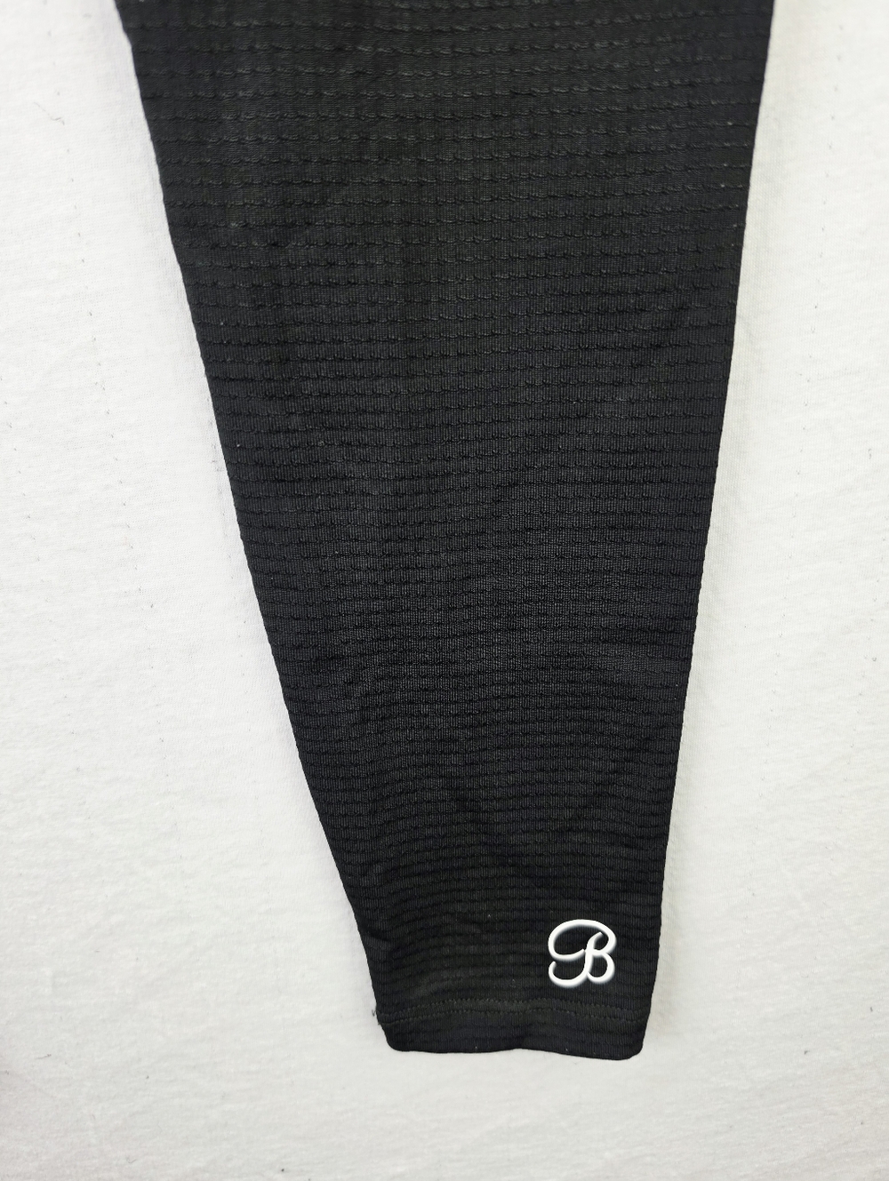 Bombshell Sportswear Leggings Thigh High Sock Gray Spacedye Black size M - Picture 12 of 13